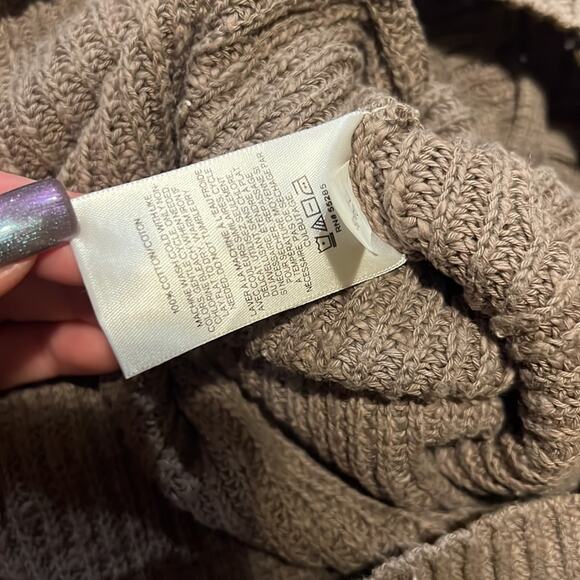 Express Chunky Knitted Brown Sweater Size Small - Picture 5 of 6